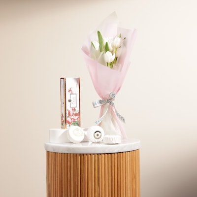 Olivos Rose Luxury Soap Set | White Tulip