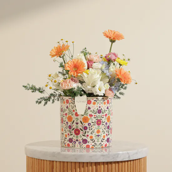 Colorful Spring Flower Vase