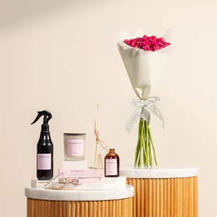  Splendour Amber Home Fragrance Set | Blissful Baby Rose Bouquet