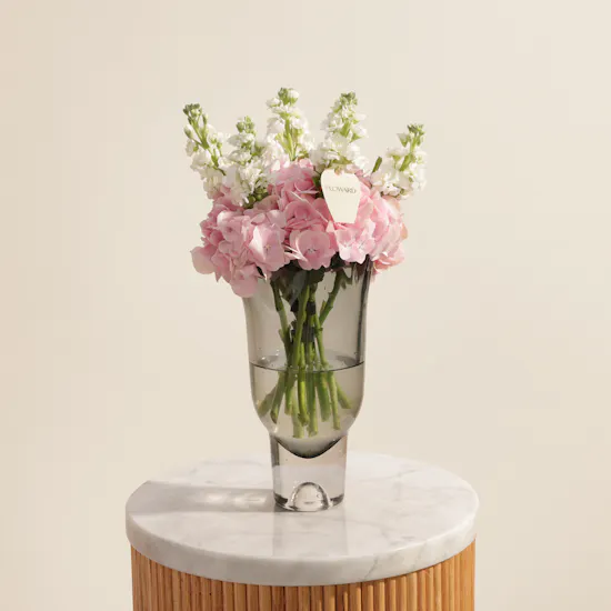 Pink Cloud Flower Vase