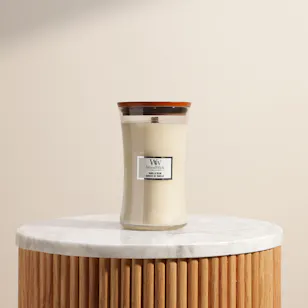 WoodWick Vanilla Bean Large Hourglass Candle | 609 g
