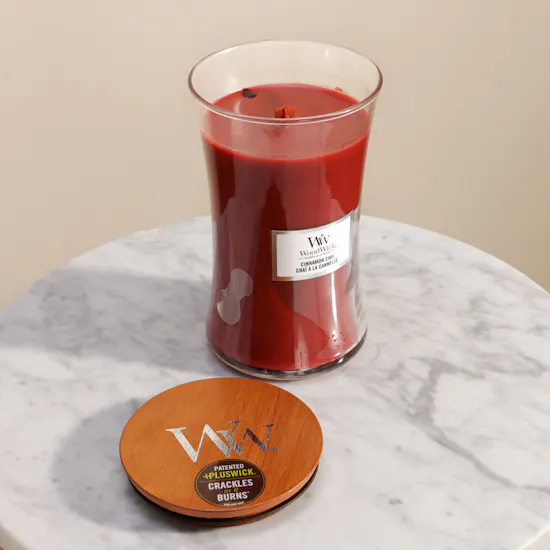 Woodwick Large Cinnamon Chai Hourglass Candle
