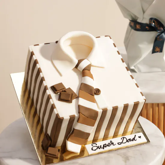 Floward Super Dad Cake | Radiant Bliss Flower Bouquet