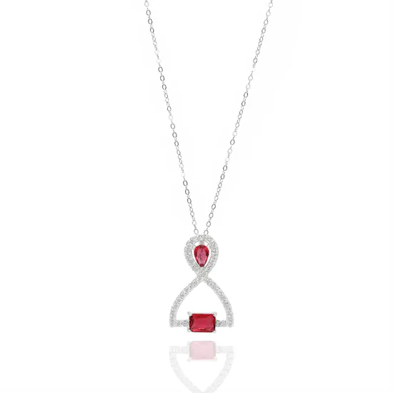 Floward Eternity Red Silver Set