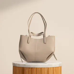 Polène Beige Cyme Mini Bag