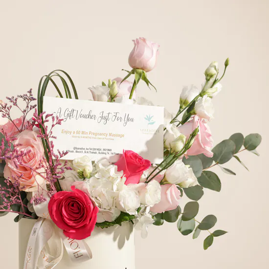 Sparadise Pregnancy Massage Voucher | Royal Flower Box