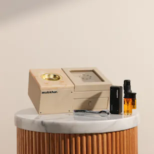 Mubkhar Beige Incense Box