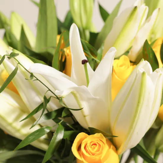 Golden Celebration Flower Vase