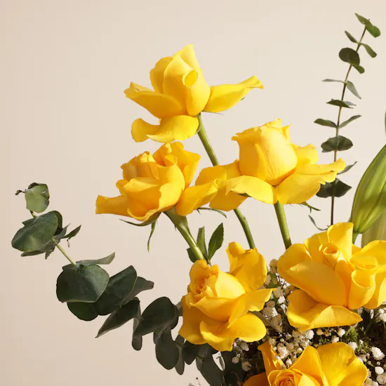 Solar Serenade Flower Vase