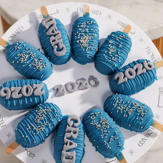 Floward 2026 Graduation Blue Popsickles | A New Chapter Flowers