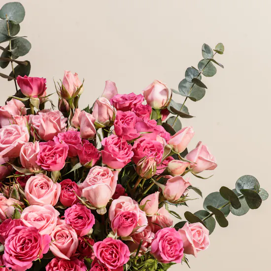 Graceful Baby Roses Vase