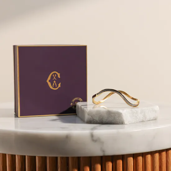 Charriol Forever Gold Plated Women's Bangle