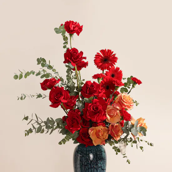 Sunset Glow Flower Vase
