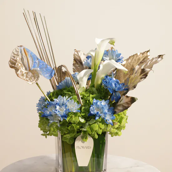 Emerald Bloom Vase