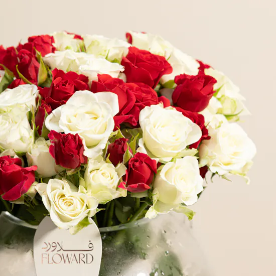 Love Reflection Flowers Vase