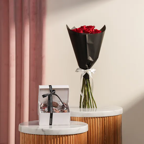 Rhône Wrapped Mixed Chocolate Box | Sweet Sunny Flower