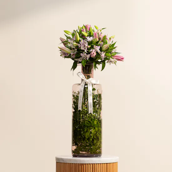 Blush Bloom Flowers Vase