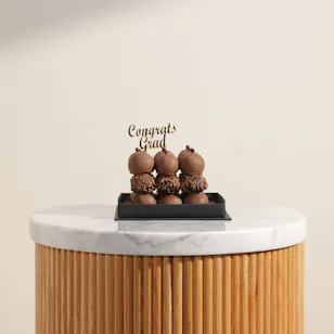 NJD Graduation Chocolate Cake Pop
