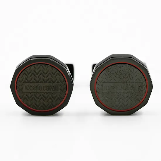 Roberto Cavalli Cufflinks Black Color