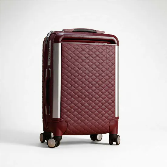 Sumer 5-Piece Classic Burgundy Travel Set