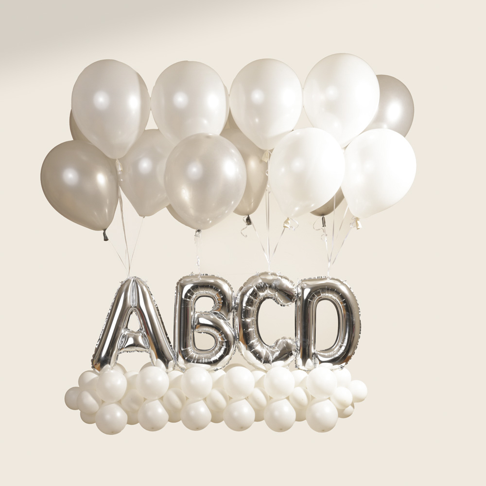 مجموعة بالونات بحروفك المفضلة من بالونيزر