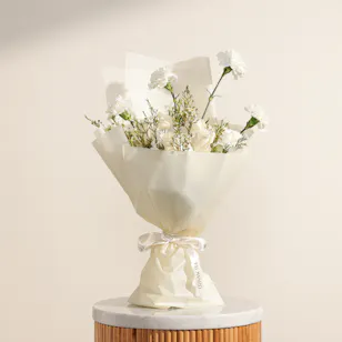 Pure White Flower Bouquet