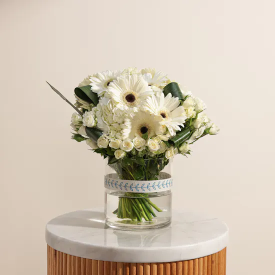 White Serenity Vase