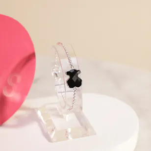 Tous Onyx Silver Bracelet 