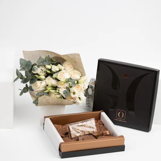 Ghazl Chocolate with White Bouquet