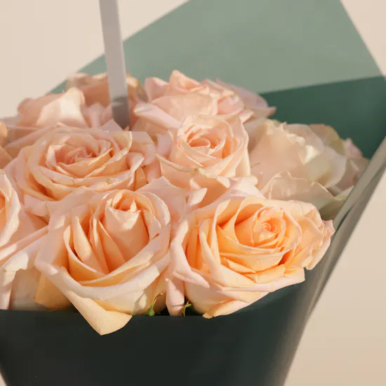 Feel Good Tea Green Leather Tea Box | Happy Birthday Flowers Bouquet