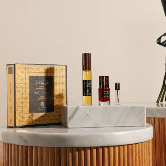 Abdul Samad Al Qurashi Super Agarwood Oil | Peach Roses Bouquet