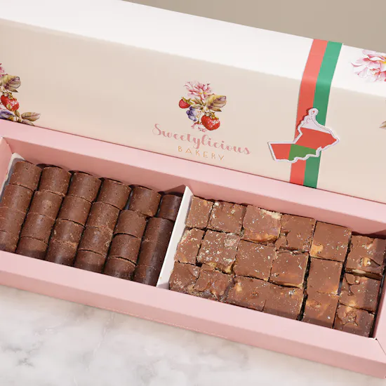 Sweetylicious Marshmallow Rocky Road and Choco Bites Box | 1.1kg