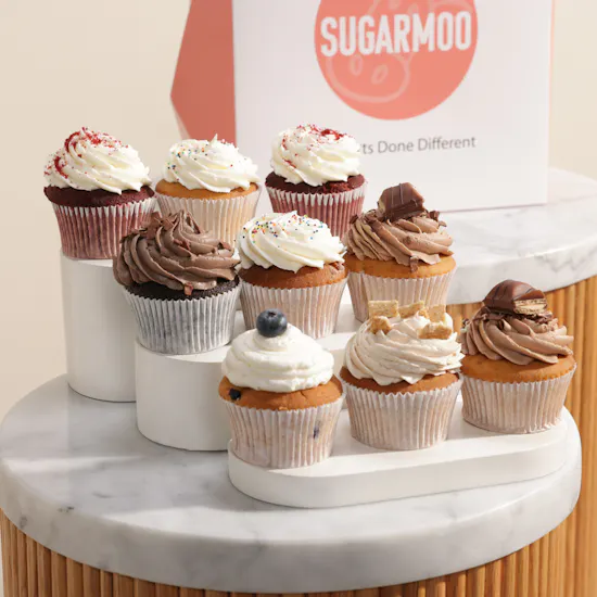 SugarMoo Assorted Cupcake Set