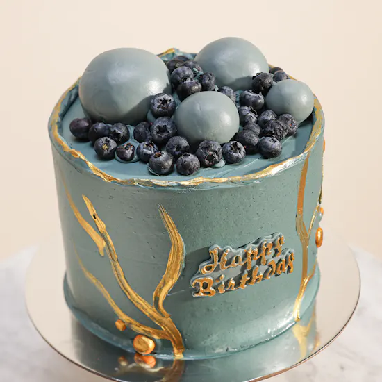 Floward Golden Elegance Birthday Cake