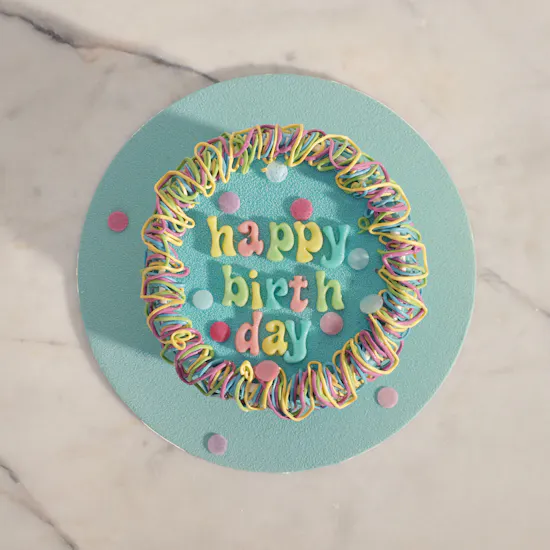 Sweet Atelier Rainbow Birthday Cake