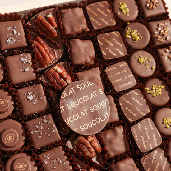 Soucolat Mixed Chocolate Wodeen Tray