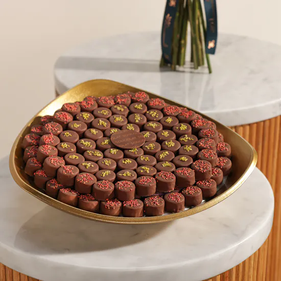 Soucolat Small Chocolate Tray | Radiant Happiness Flower