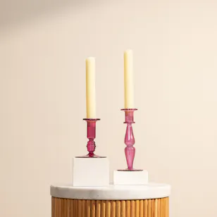 Candle Connection Tear Drop Candle Holder Set