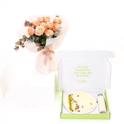 Mhalabiya Cake | Roses