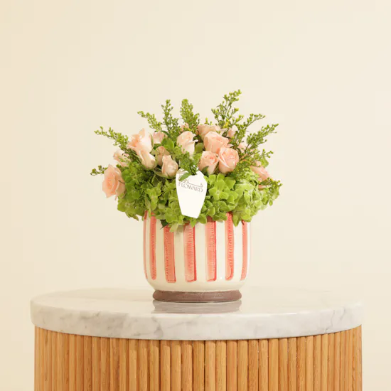 Happy Thoughts Flower Vase