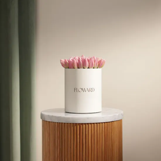 Melody Pink Tulip Box | 45 Flowers