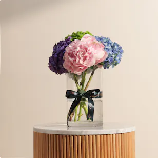 Shiny Hydrangea Vase