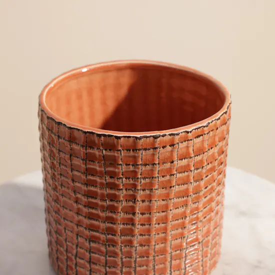 Floward Red Ceramic Vase
