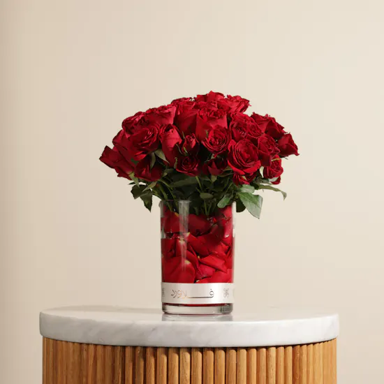 Red Beauty Vase
