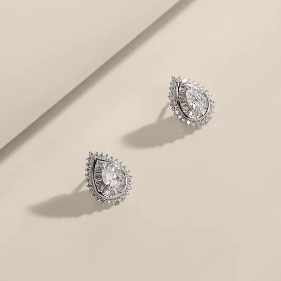 Hilia Teardrop Silver Women’s Earrings
