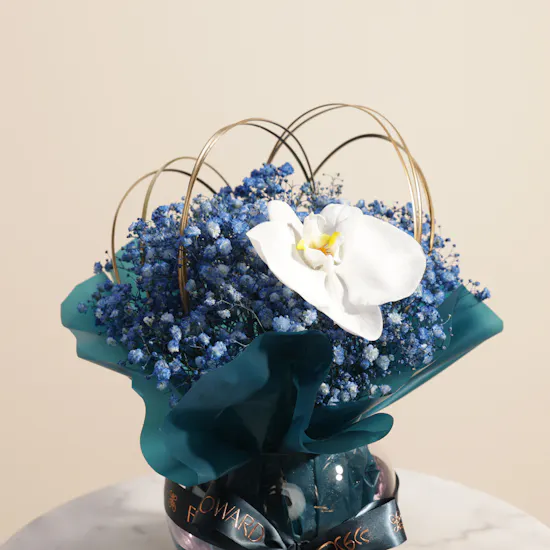 Midnight Sky Flowers Vase