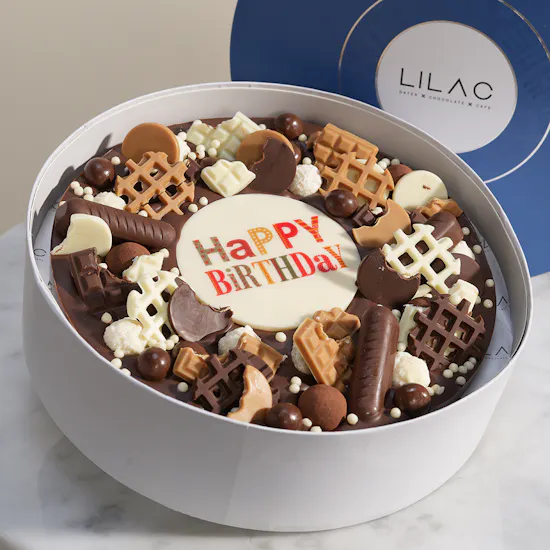 Lilac Festive Birthday Chocolate Box