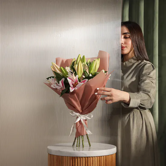 Endless Pink Lily Bouquet