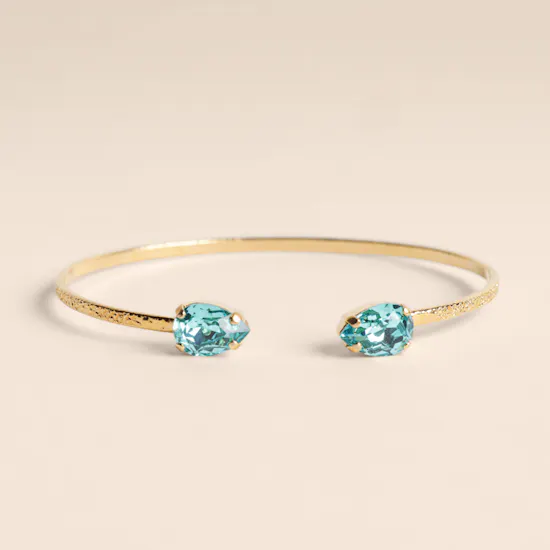 Caroline Svedbom Light Turquoise Petite Drop Bracelet