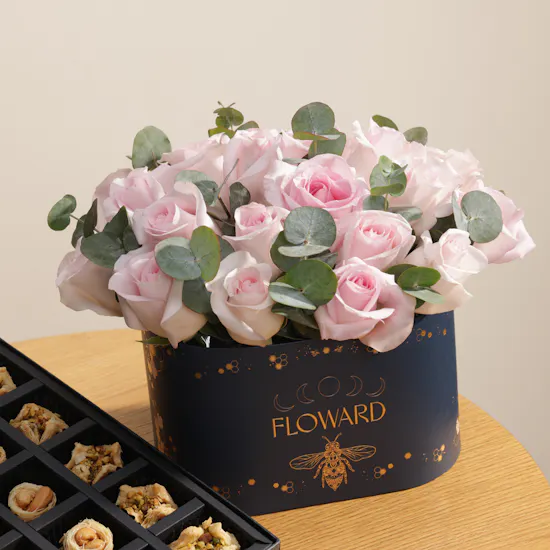 NJD Assorted Baklawas Gift Box | Blush of Gratitude Flowers